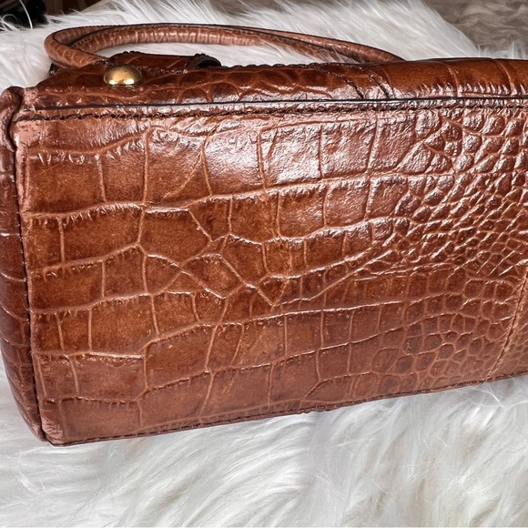 Etienne Aigner Brown Alligator Bag - Picture 13 of 15